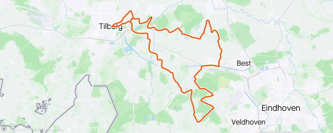Mapa da atividade, DT 7-dorpen omloop