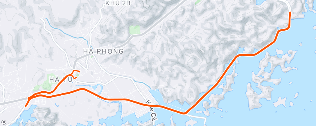 Map of the activity, Morning Ride