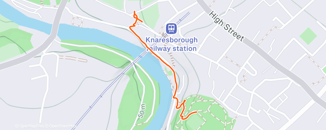 Карта физической активности (Afternoon Walk)