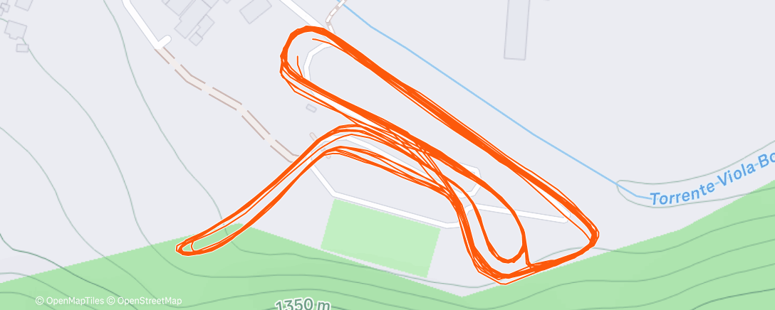 Map of the activity, Morning Nordic Ski