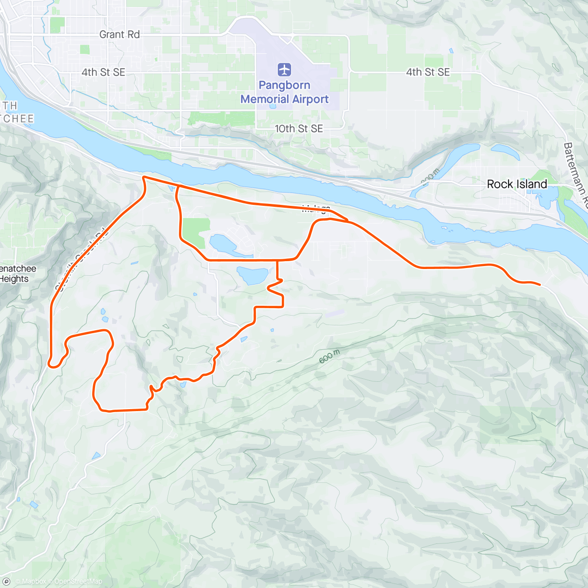 Карта физической активности (Tour de Bloom: Stage 1)