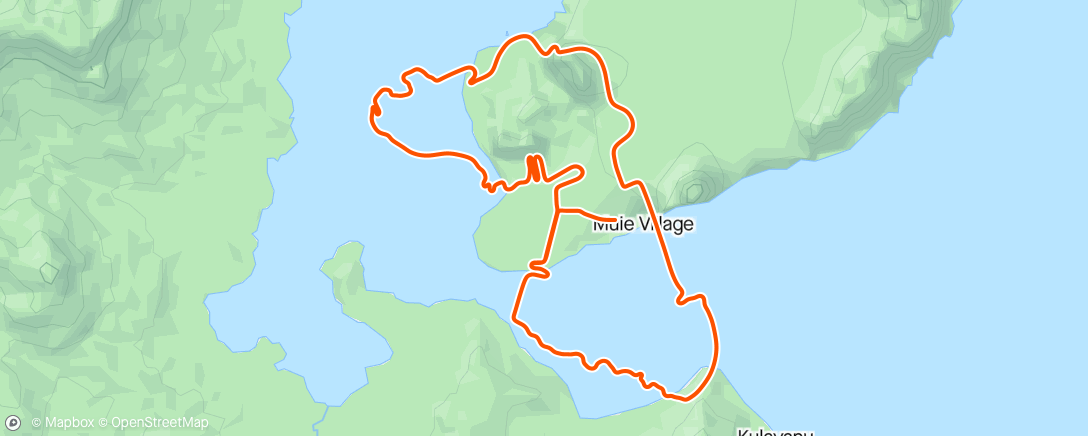 Map of the activity, Zwift - Steady Power zone 2 hold in Watopia