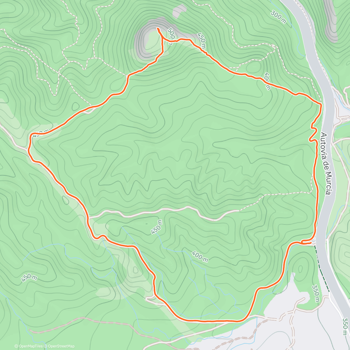 Map of the activity, Xmas 7