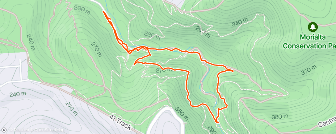 Map of the activity, ‘Reco’ hike after the half mara 🧐 simply the best