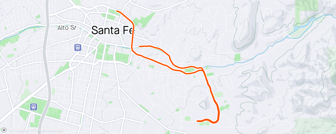 Map of the activity, Sisters 👯‍♀️ in Santa Fe