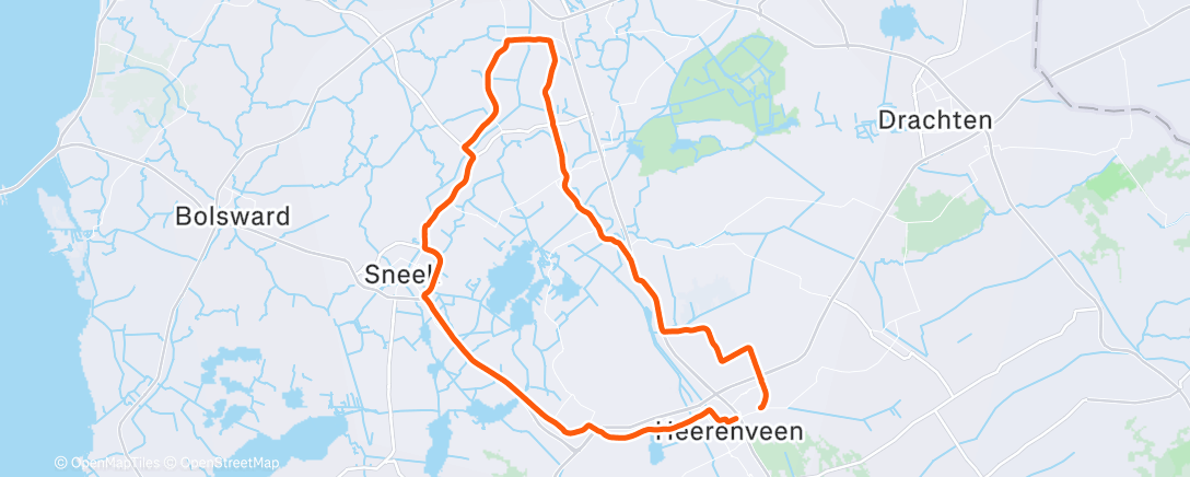 Map of the activity, Ochtendrit