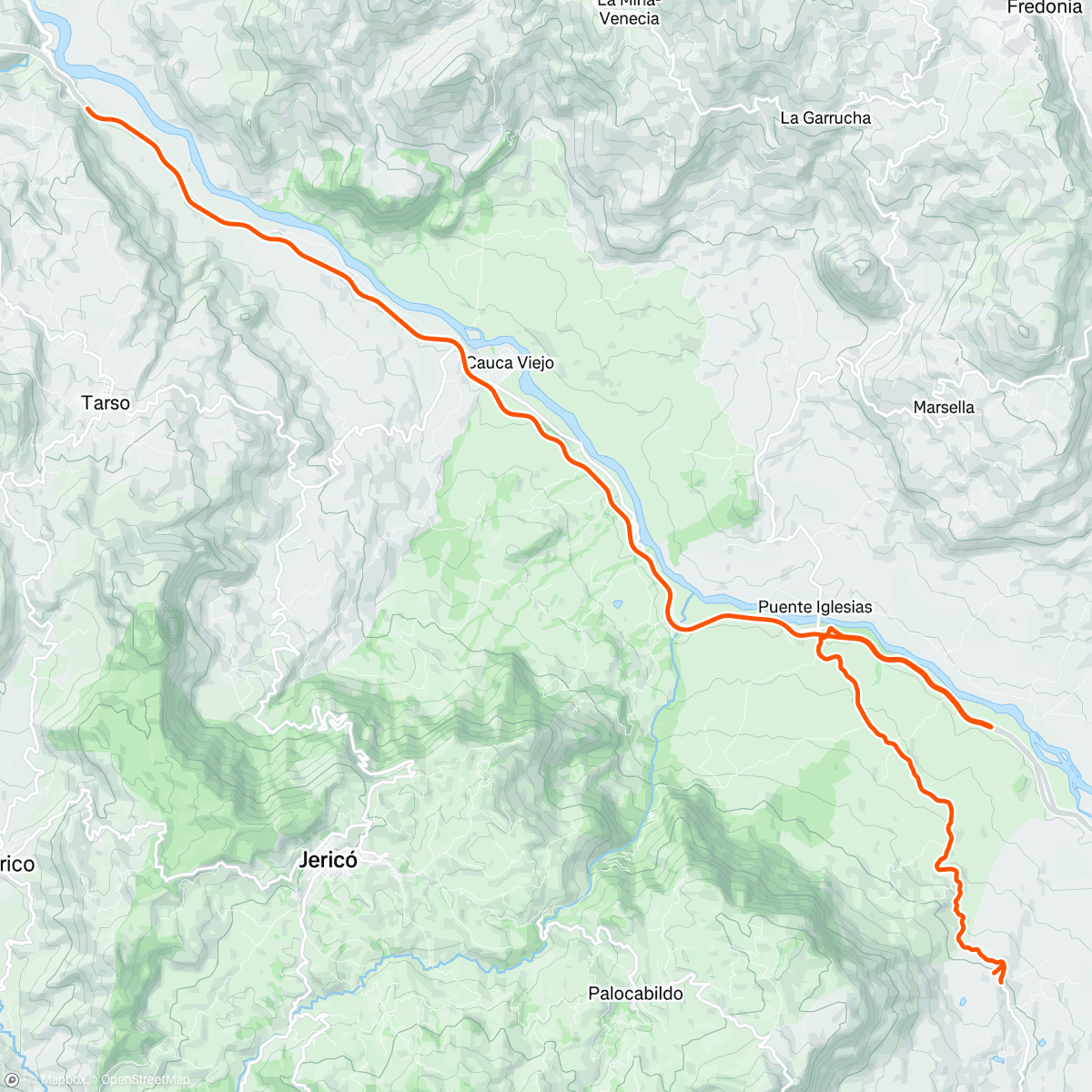 Map of the activity, Casa Rigo