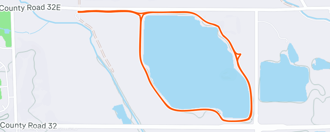 Карта физической активности (Afternoon Run)