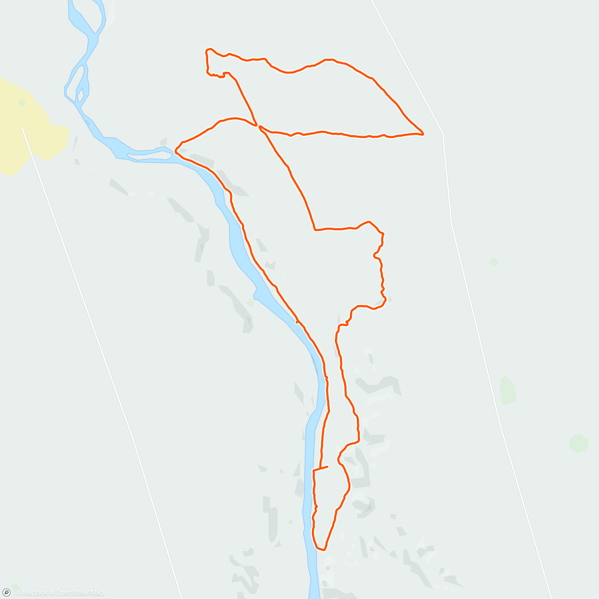 Map of the activity, Tengri Ultra 50