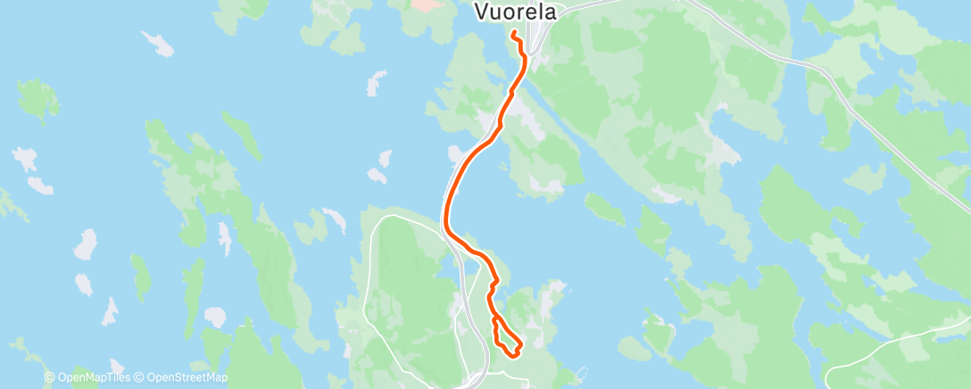 Map of the activity, Morning Ride