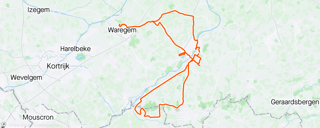 Map of the activity, 🚴‍♂️➡️🏋️‍♂️➡️🚴‍♂️