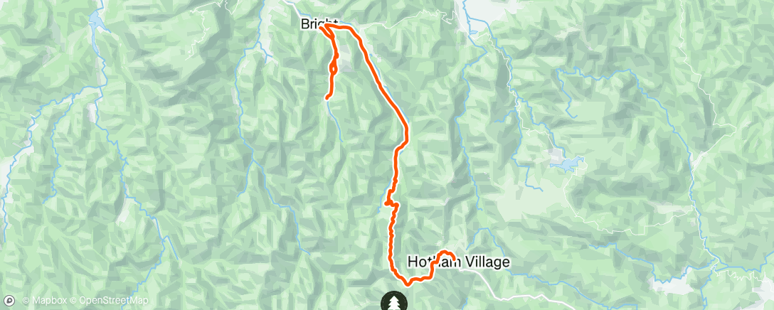 Map of the activity, Morning Ride