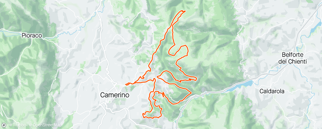 Map of the activity, GF Terre dei Varano