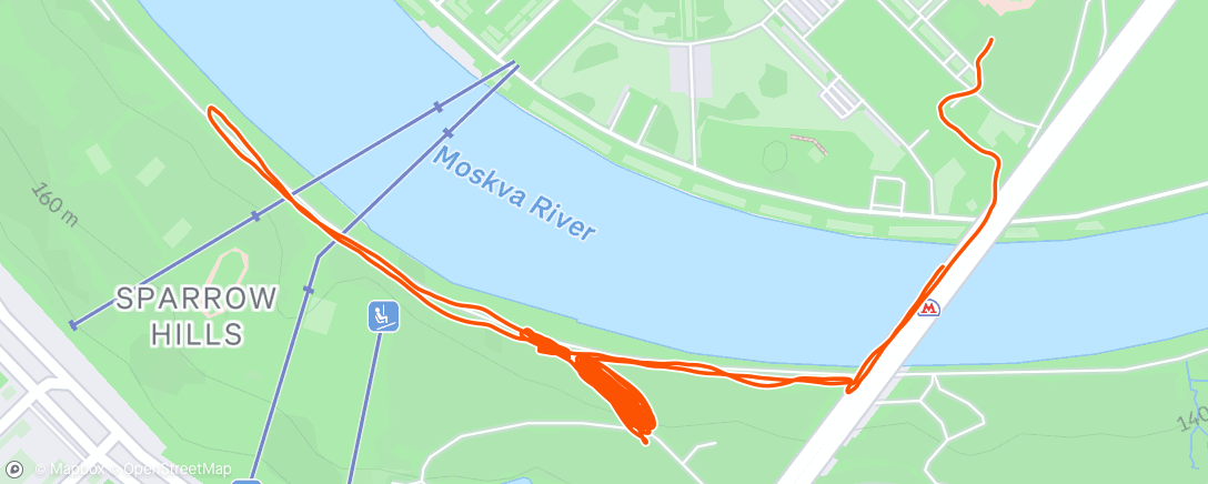 Map of the activity, Горочки по средам #64: 17*30 сек