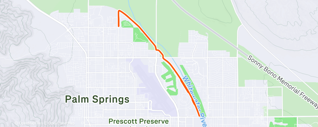 Map of the activity, Morning Ride