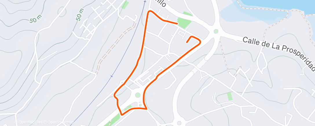 Карта физической активности (Caminata de noche)