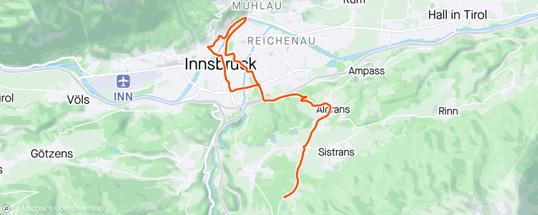 Map of the activity, Zwift - Active Recovery in Innsbruck