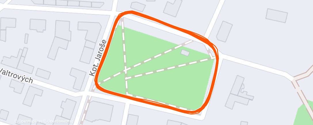 Карта физической активности (Afternoon Run)