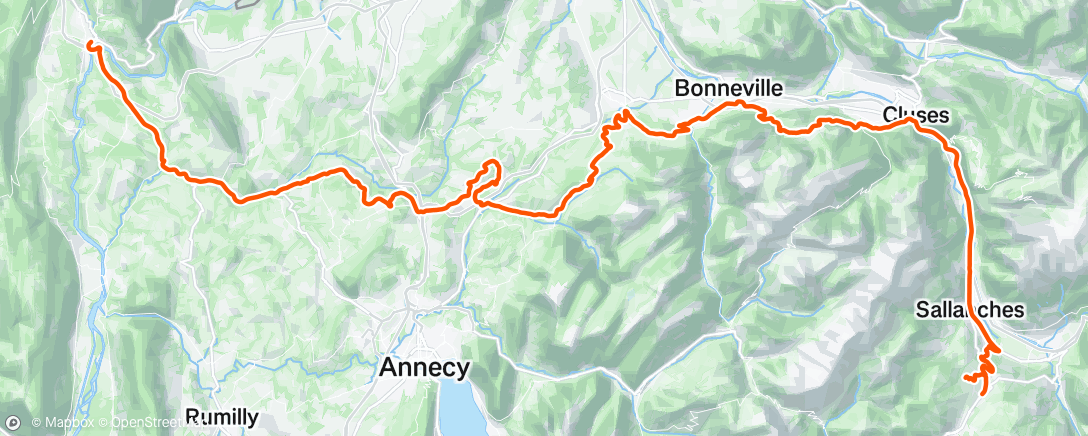 Map of the activity, Dauphine stage 6