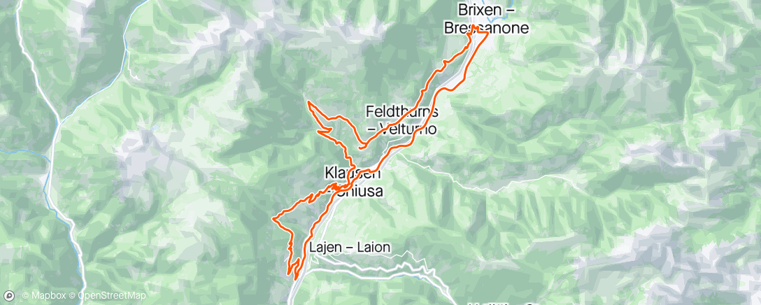 Mapa de la actividad (Fahrt am Morgen)