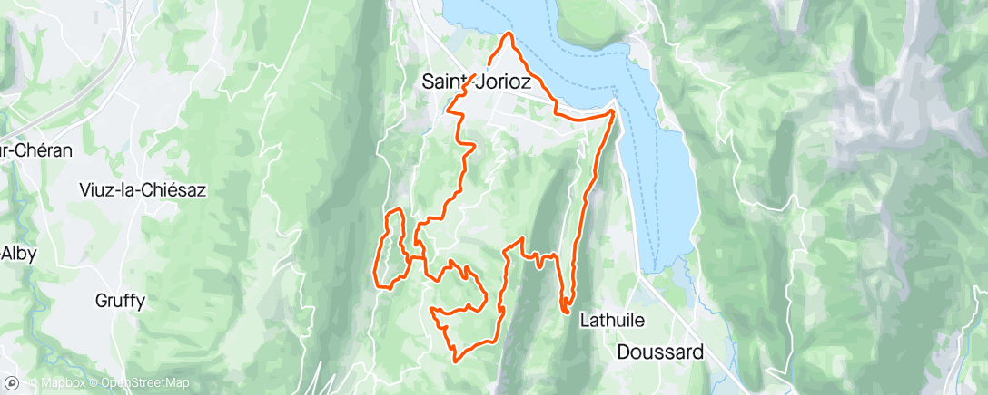 Kaart van de activiteit “Trail du Laudon 42km”