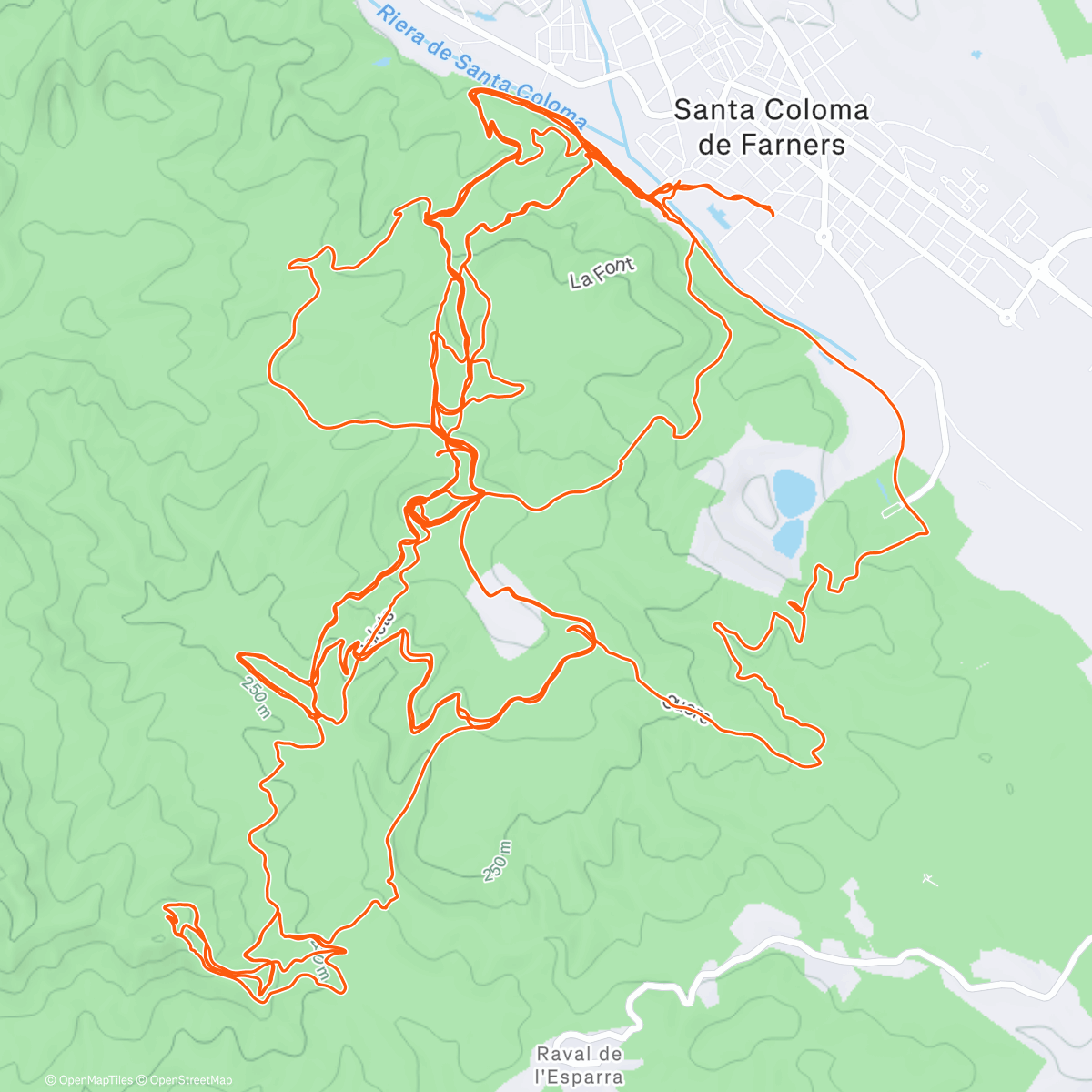 Map of the activity, Buscant el TIÓ !