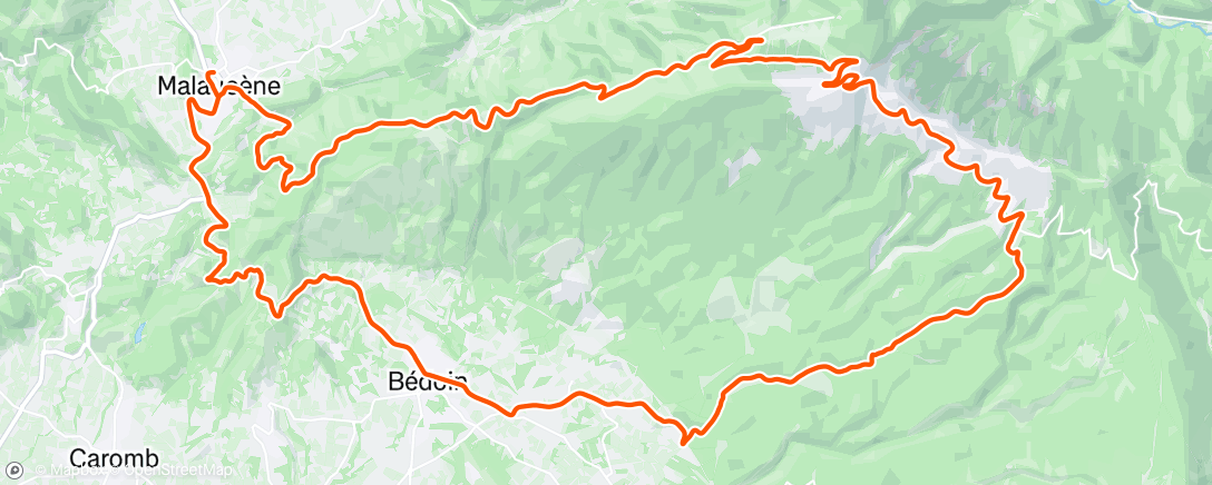 Map of the activity, VENTOUX EXPRESS 🚀