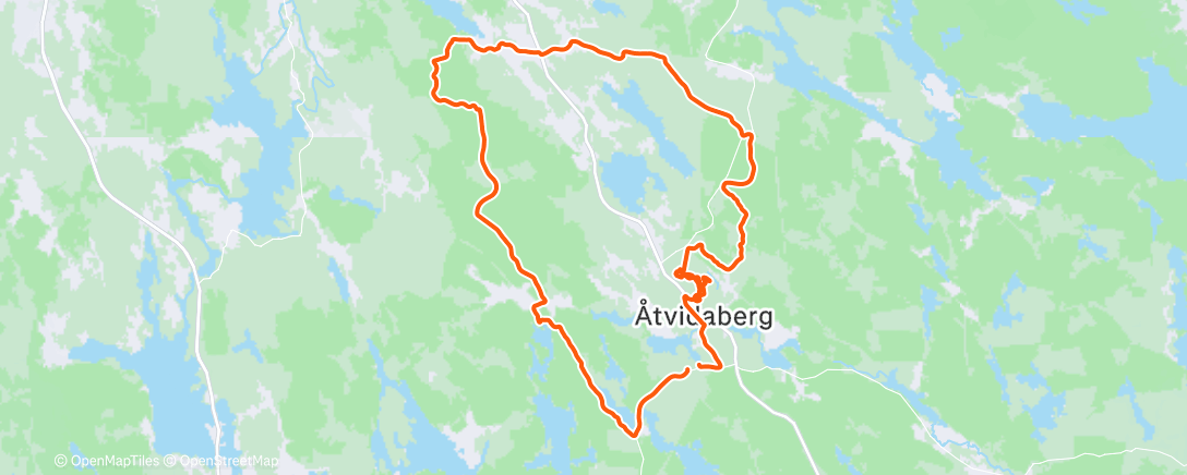 Карта физической активности (Morning Ride)