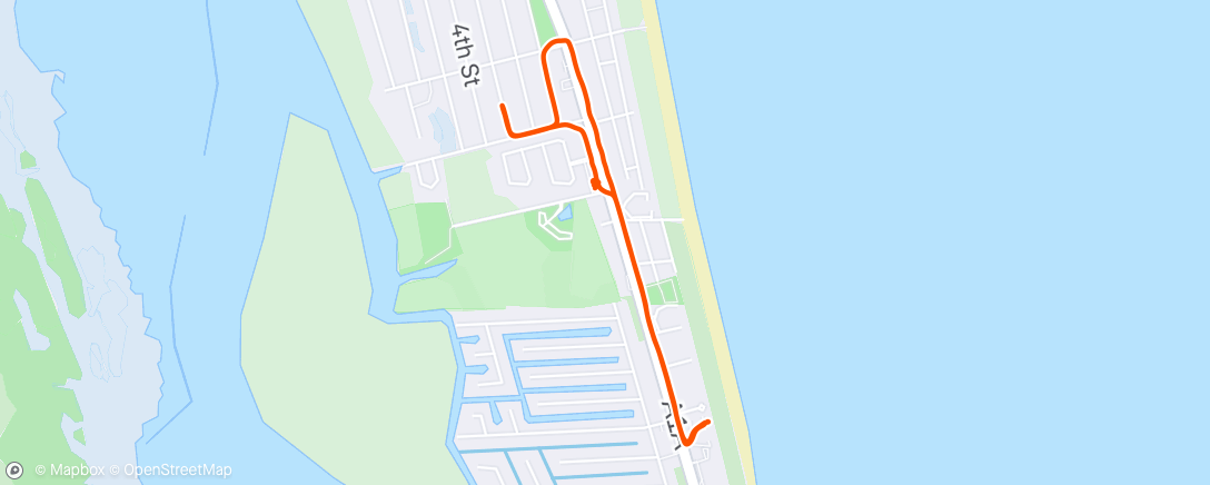 Map of the activity, Lunch Walk