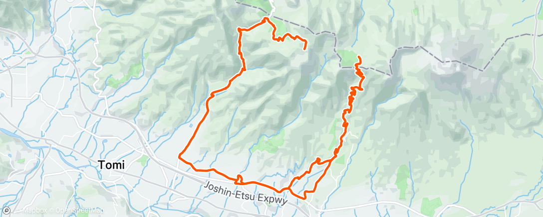 Map of the activity, 朝のライド