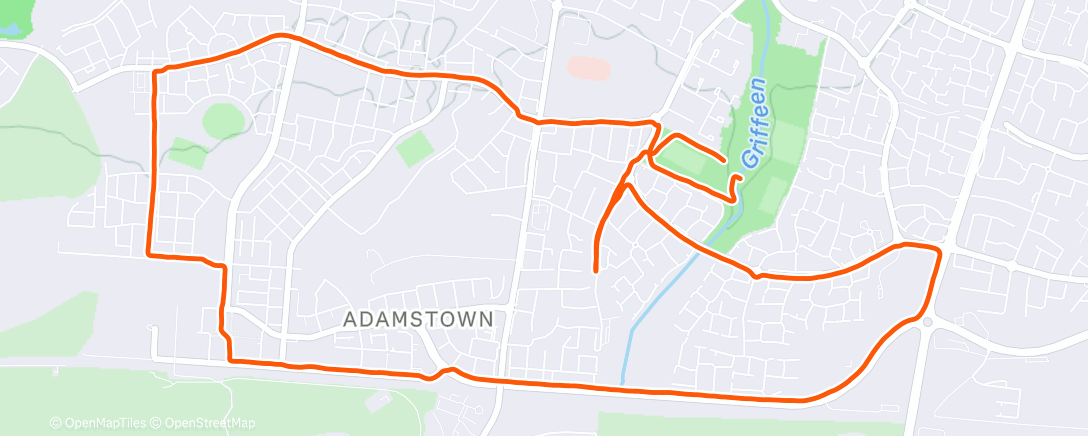 Карта физической активности (Lunch Run)