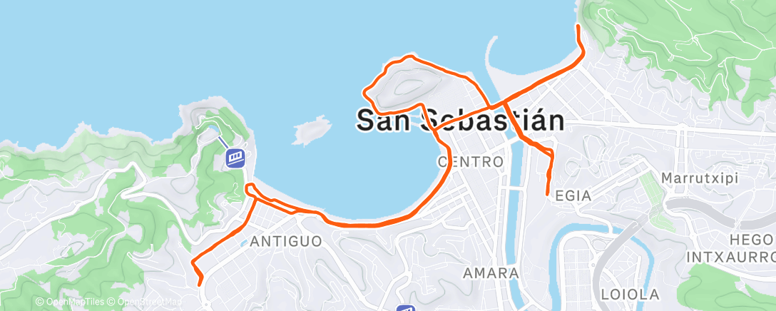 Peta aktivitas, Morning Run