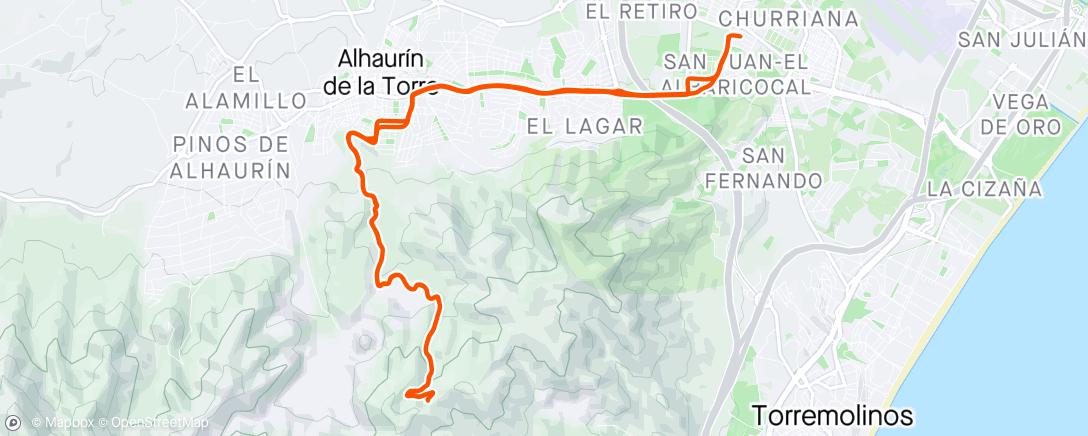 Map of the activity, Una subidita y a currar