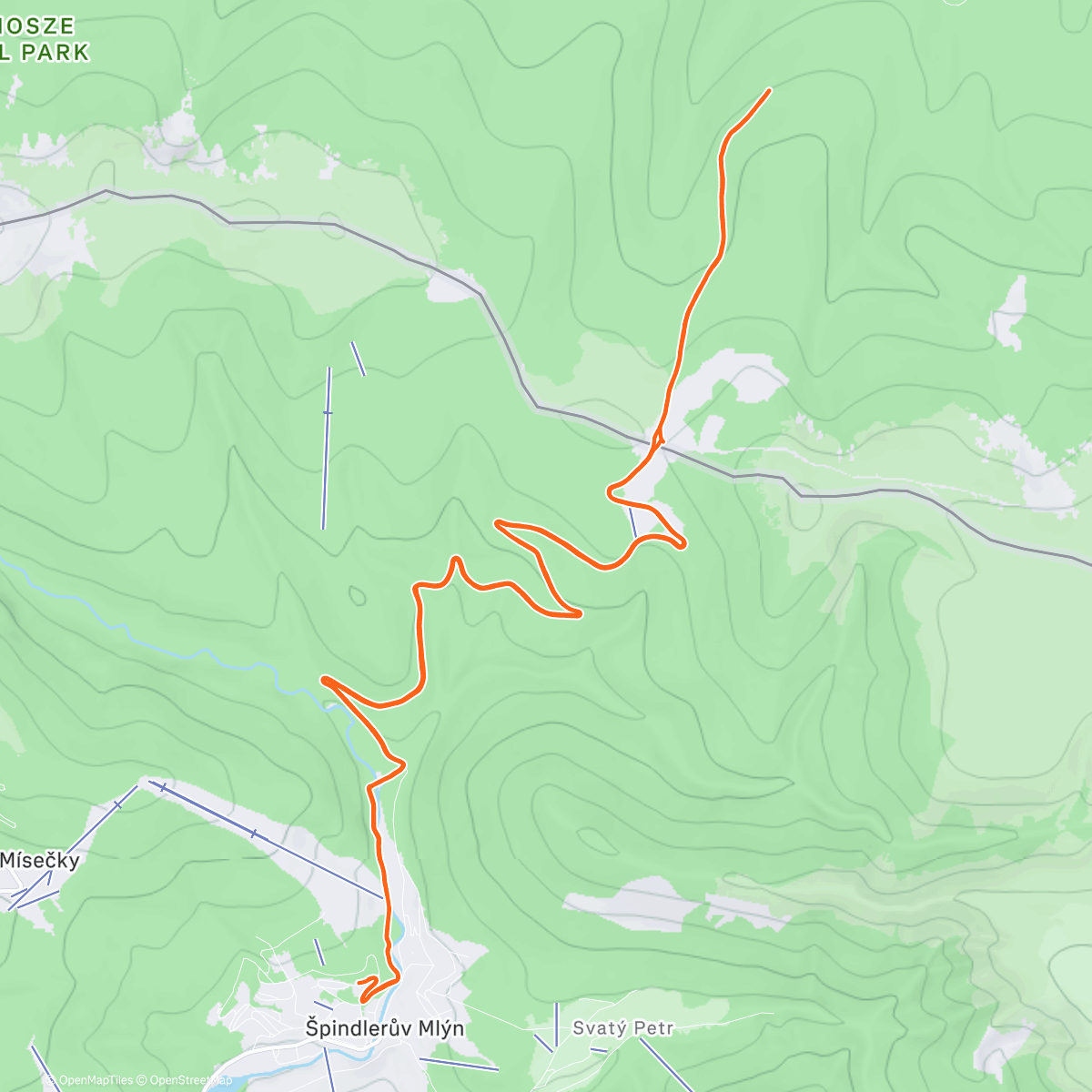 Map of the activity, Mraziva pohadka 🥶🧊