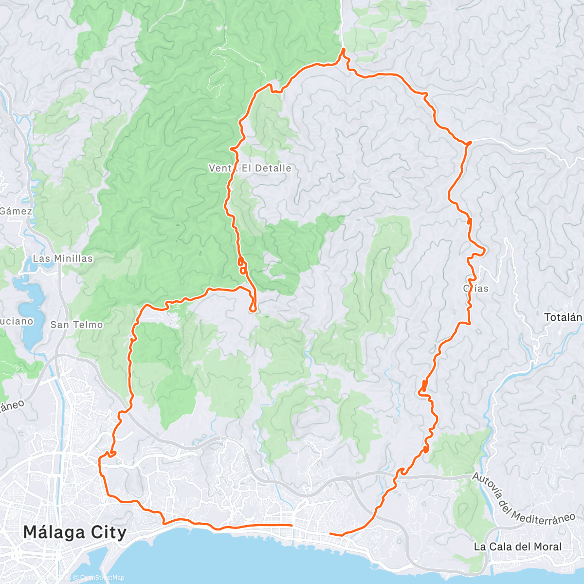 Map of the activity, Aprovechando el rato del coche en el taller, eso sí pasando un poco de pelete.