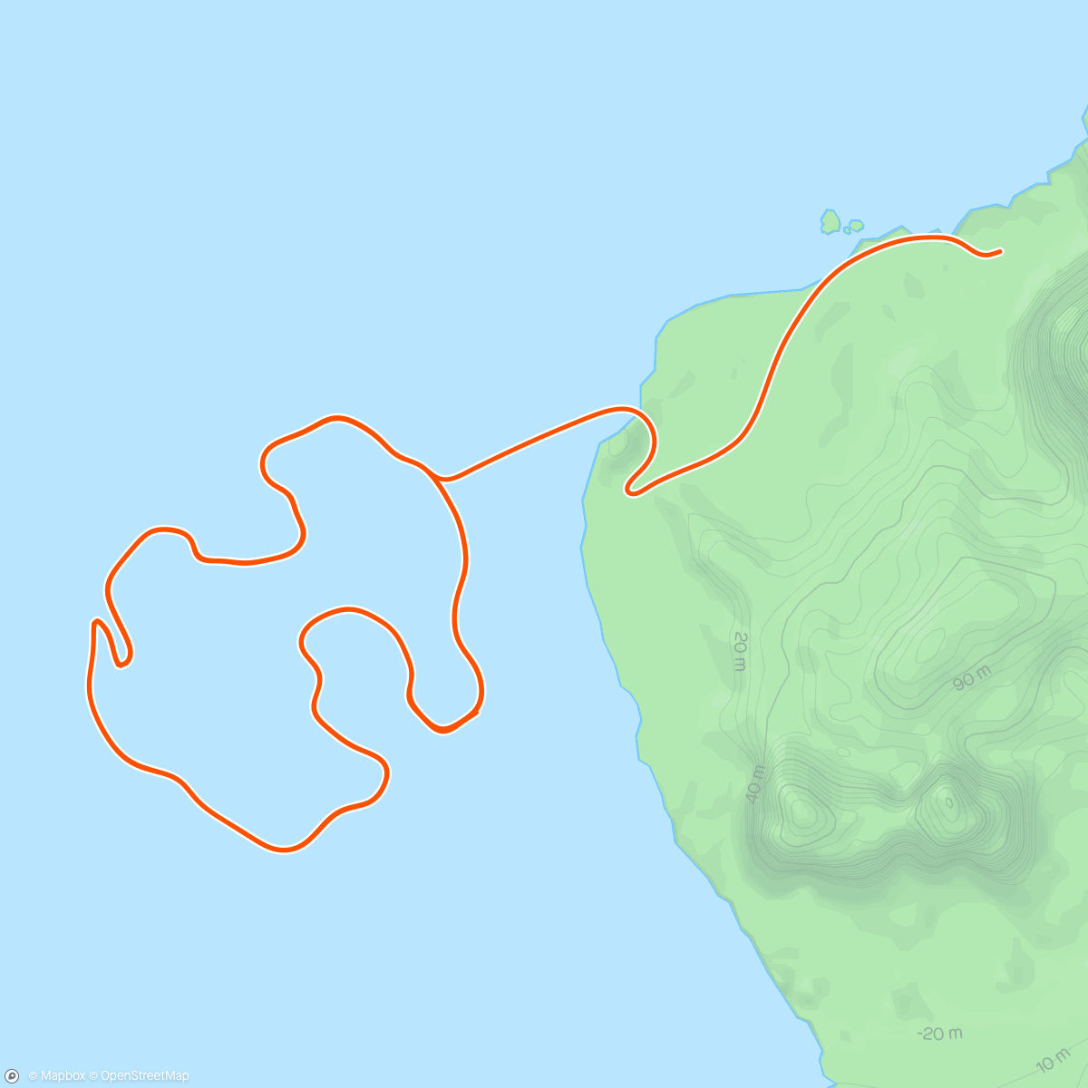 Mapa da atividade, Zwift - Race: Zwift Crit Racing Club - Volcano Circuit CCW (D) on Volcano Circuit CCW in Watopia