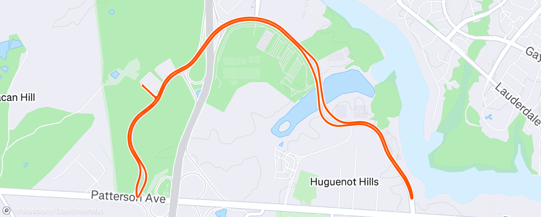 Map of the activity, Three loops of West Creek