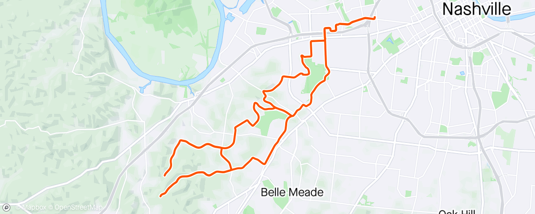 Map of the activity, Ride 615 - gang’s all here