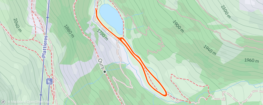 Карта физической активности (Morning Nordic Ski)