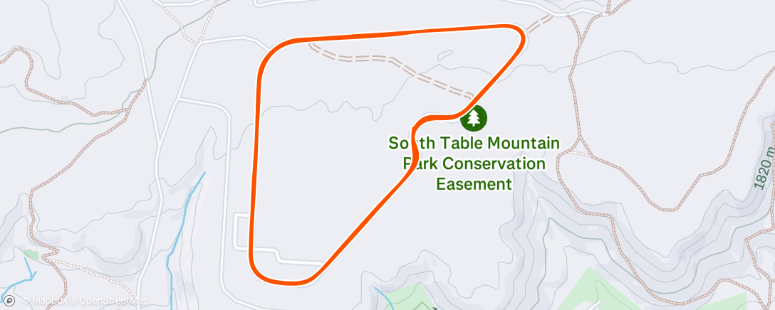 Map of the activity, Evening Ride