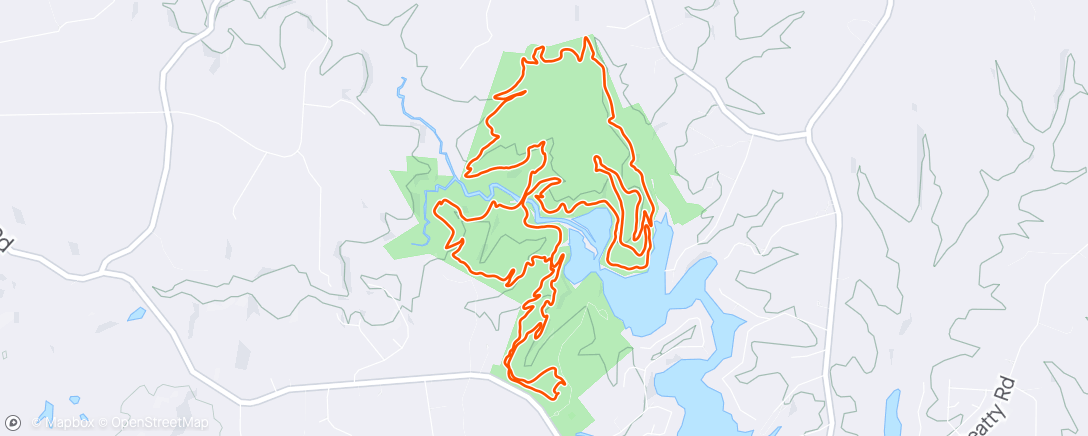 Karte der Aktivität „Morning Mountain Bike Ride”
