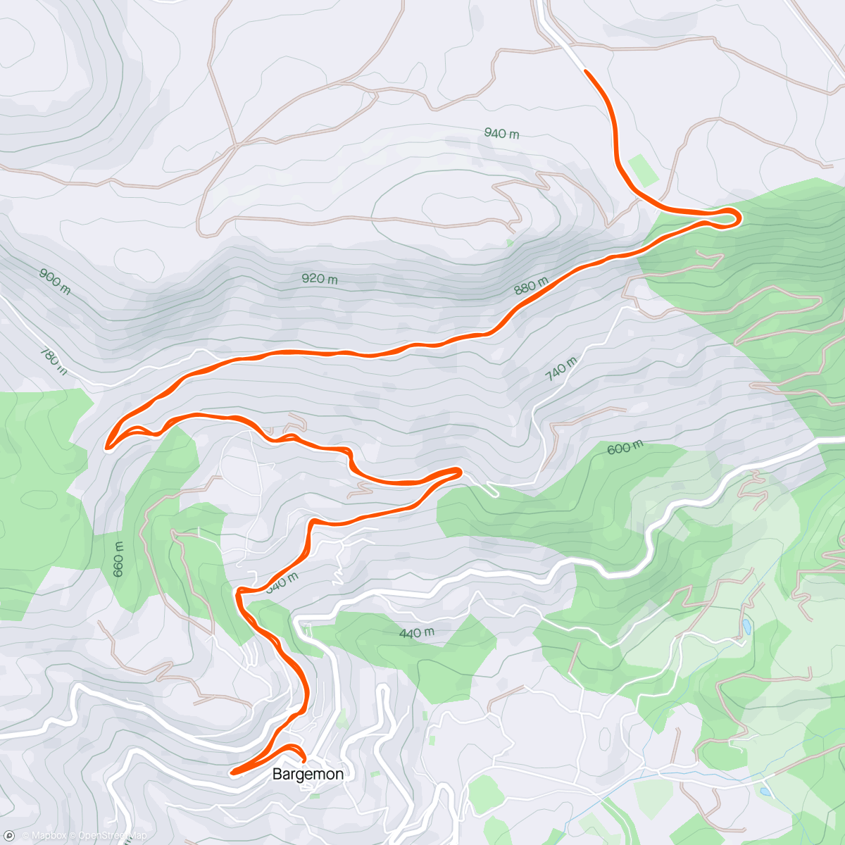Map of the activity, Kinomap - 😍⛰ Col du Belhomme from Bargemon (🇫🇷)