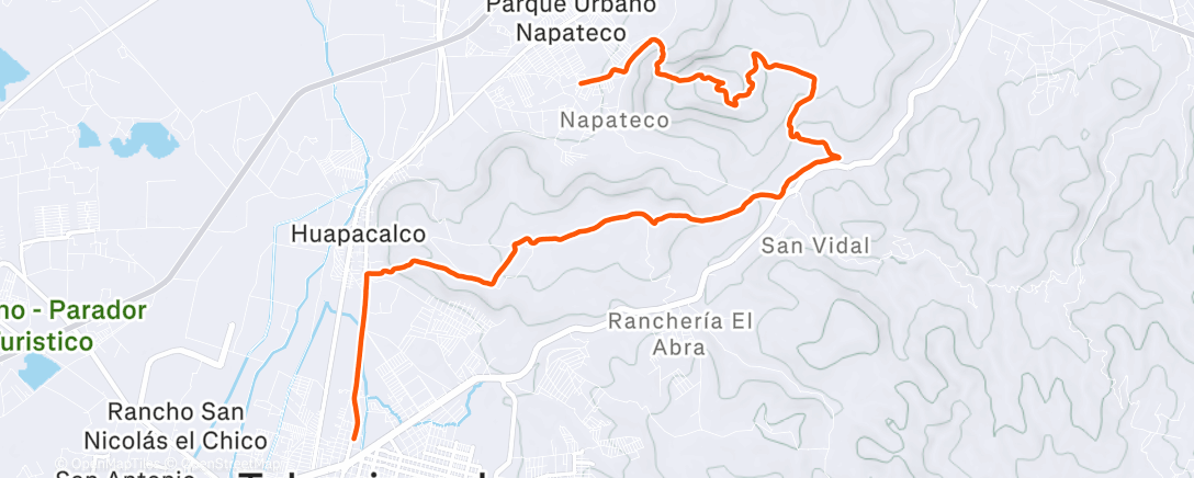 Карта физической активности (Lunch Run)