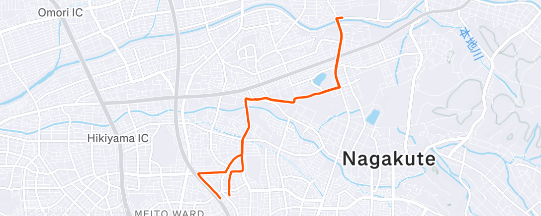 Карта физической активности (朝のライド)