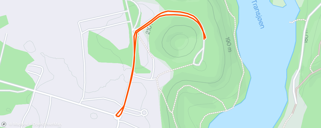「Kort jogg på jobb」活動的地圖