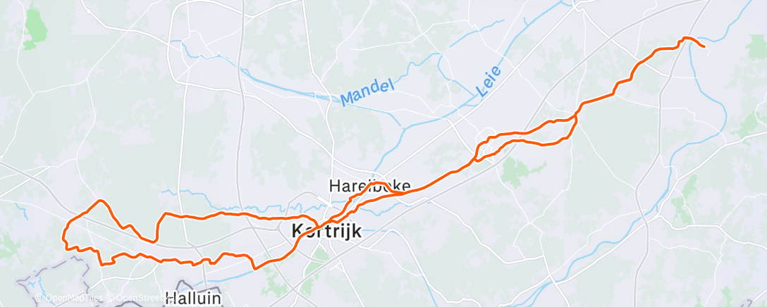 Map of the activity, Slipgevaar