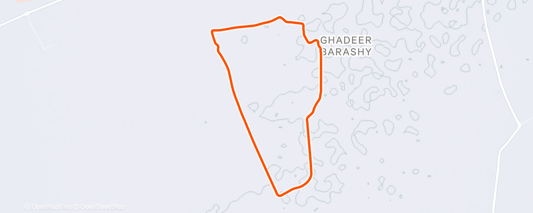 Map of the activity, MyWhoosh - Al Qudra