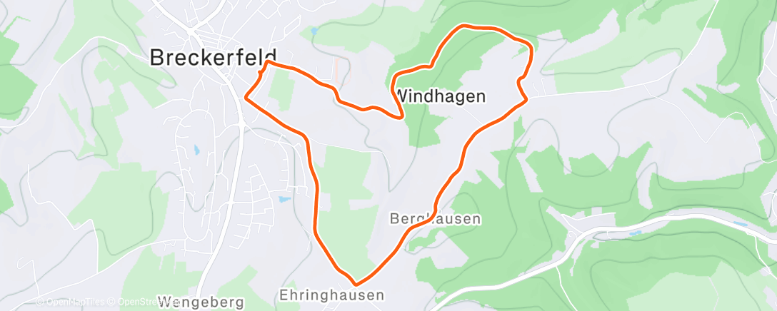 Map of the activity, Van de nul af