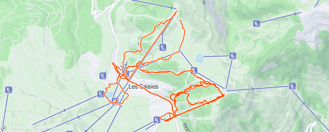 Mappa dell'attività Sortie VTT dans l'après-midi