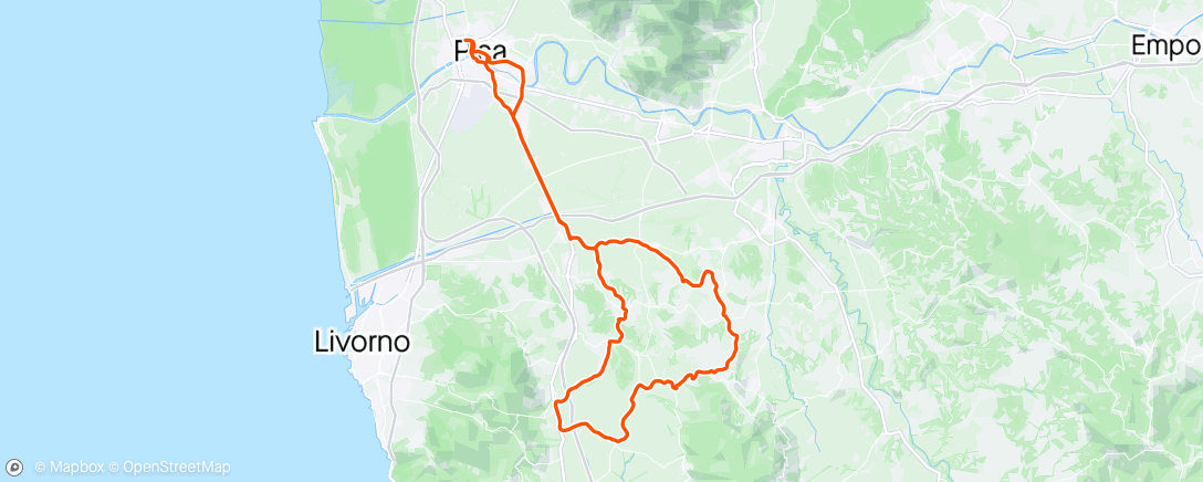 「Ciclismo all’ora di pranzo」活動的地圖